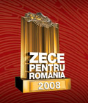 ”Zece pentru Romania” si-a desemnat castigatorii anului 2008