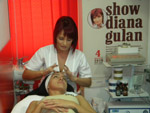 Diana Gulan a realizat pentru Adelina Pestritu un tratament cu diamante
