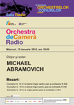 Despre trairi si destin in concertul sustinut de Michael Abramovich la Sala Radio