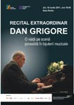 Pianistul Dan Grigore isi povesteste viata „in bijuterii muzicale” la Sala Radio