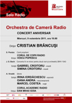 Concert aniversar Cristian Brancusi la Sala Radio