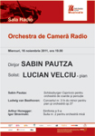 Sabin Pautza revine in dubla ipostaza pe scena Salii Radio