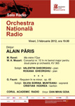 Dirijorul Alain Paris, pentru prima data la pupitrul Orchestrei Nationale Radio