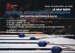 Igor Lešnik si Orchestra Nationala Radio in Festivalul International de Vibrafon