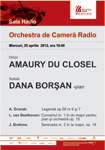 Amaury du Closel dirijeaza Orchestra de Camera Radio