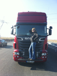 Roxana Ciuhulescu s-a inscris in cursa pentru cel mai bun sofer de camion din Europa