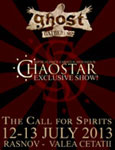 Chaostar, primul nume confirmat la Ghost Gathering 2013