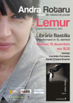 Lectura publica la Libraria Bastilia: „Lemur” de Andra Rotaru