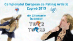 Campionatul European Patinaj Artistic, in direct la TVR 2 si TVR HD