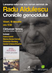 Dezvaluiri din |„Cronicile genocidului”, de Radu Aldulescu, la Carturesti Verona