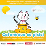 Intampina primavara cu o fapta buna, la Cafeneaua cu Pisici, pe 24 martie!