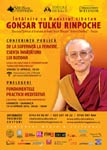 Intalnire deosebita cu Maestrul tibetan Gonsar Tulku Rinpoche, vineri 12 aprilie, ora 18:30