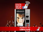 Doncafé  – primul brand care ofera Wi-Fi gratuit la automatele de cafea