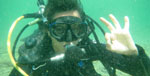 Oana Dobrescu, matinala de la TVR 1, a incercat scuba diving
