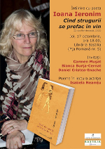 Intilnire cu poeta Ioana Ieronim la Libraria Bastilia din Bucuresti