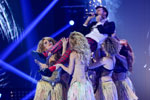 Florin Ristei, purtat pe brate de opt fete la „X Factor”