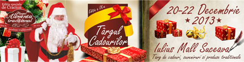 Mos Craciun va asteapta sa redescoperiti bucuria de a oferi cadouri vizitand Targul Cadourilor 2013