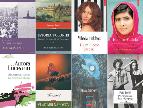 Cele mai vindute titluri Polirom si Cartea Romaneasca la Bookfest 2014