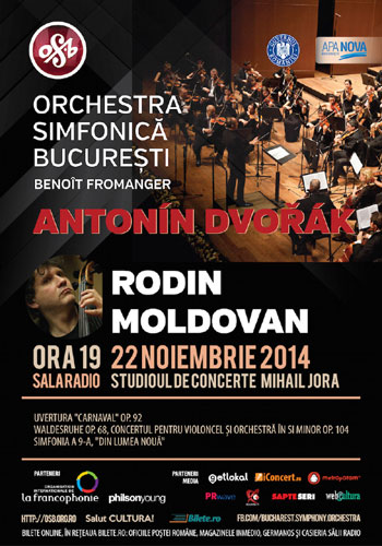Seria de concerte “Capodopere Ale Marilor Compoziori” (II) –  Antonin Dvorak