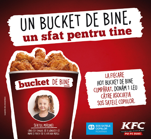 Rezultatele campaniei KFC – „Bucket de bine”: 50.000 de euro și o nouă casă sponsorizată la SOS Satele Copiilor România