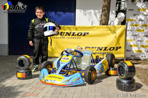 Juniorul Shark Racing, Andrei ENE, debuteaza in Campionatul National de Karting Dunlop