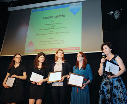 Romanian CSR Awards 2015 si-a desemnat castigatorii