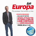 Maine de la 11.30 #AMAEFM cu Directorul Stirilor Europa FM, Sorin Dragomir