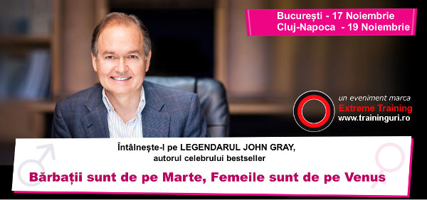 Conferinta John Gray in Romania