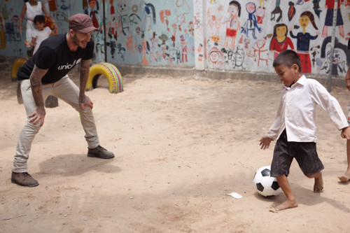 Beckham: din dragoste pentru fotbal