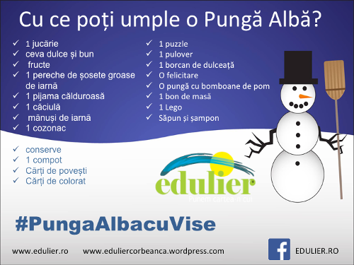 Asociatia Edulier - Campania Punga Alba cu Vise 2015