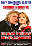 Pe 14 decembrie, actorii Florin Piersic si Medeea Marinescu,