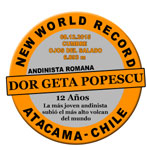 La 12 ani – Record Mondial in andinismul de altitudine