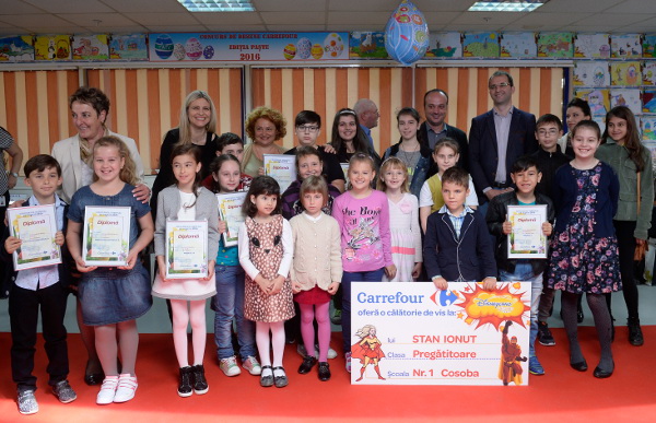Peste 300.000 de elevi, din aproximativ 690 de școli din 18 orașe, au participat la cea de-a XXIX-a ediție a concursului de desene Carrefour