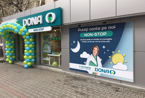 25 de farmacii DONA deschise non-stop de sărbătorile de Paști