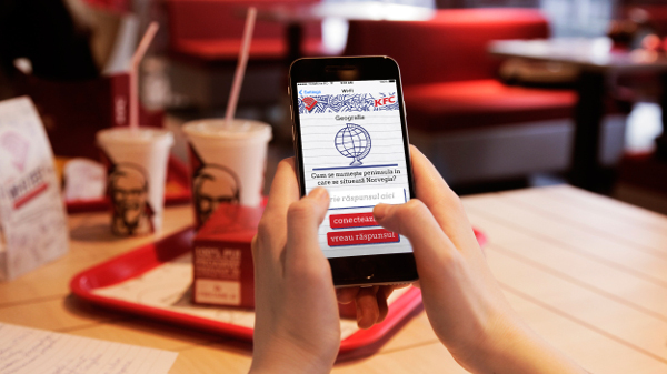 KFC Romania pune reteaua gratuita Wi-Fi in folosul educatiei