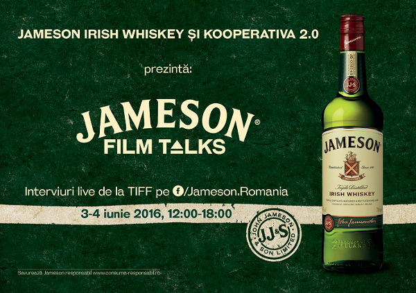 Jameson Irish Whiskey și Kooperativa 2.0 prezintă: Jameson Film Talks