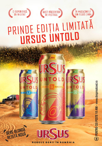 URSUS UNTOLD, prima bere special creată pentru un festival de muzică