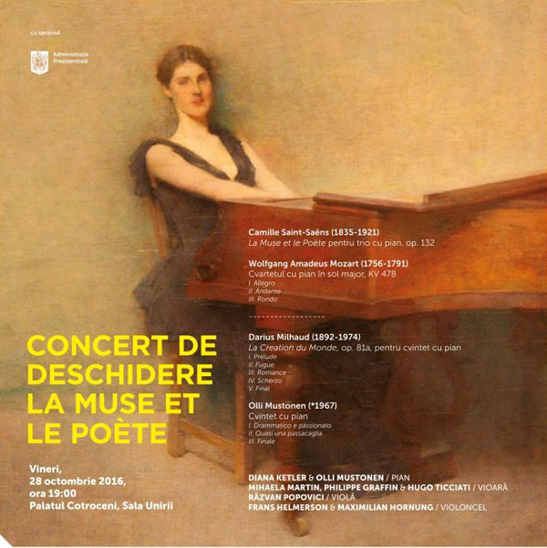 Începe „La Muse et le Poète”, cea de-a XI-a ediție a Festivalului SoNoRo