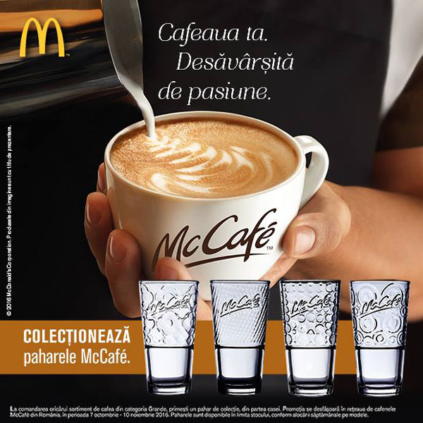 McDonald’s lansează prima campanie națională de comunicare pentru lanțul de cafenele McCafé