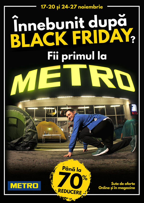 Dare Digital lansează campania de Black Friday a METRO România