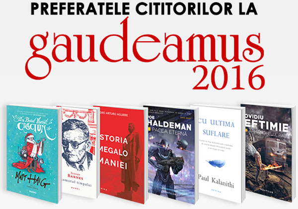 Cele mai vândute cărţi ale editurilor Nemira şi Nemi la Gaudeamus 2016