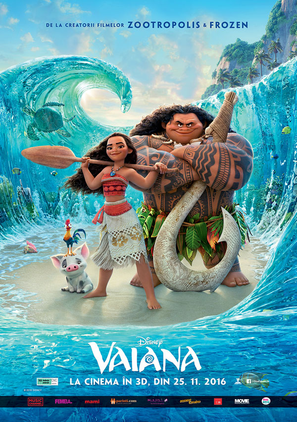 „Vaiana” – detaliile picante care fac aventura animată din Oceania de neuitat