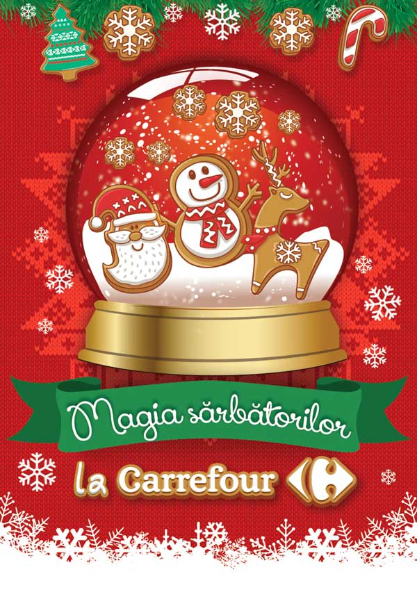 Publicis Romania aduce prima zăpadă din an la Carrefour