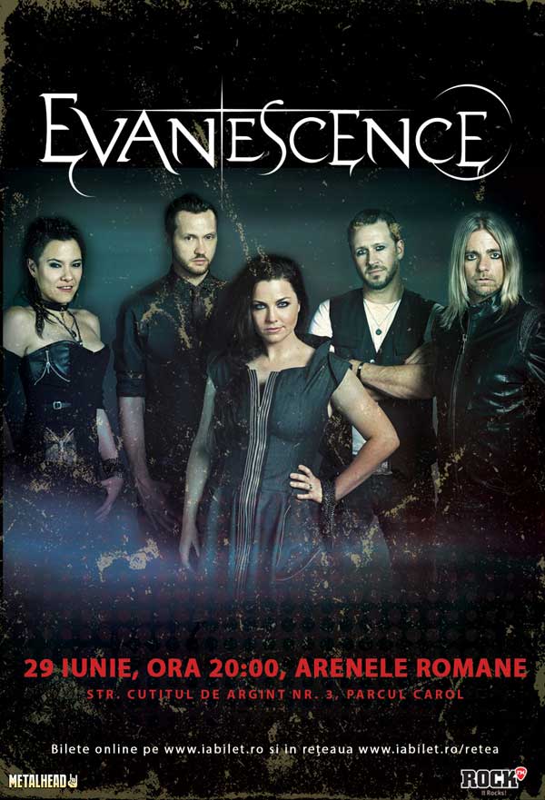 Află cine cântă alături de Evanescence la București