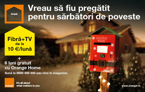 Orange şi Publicis România te invită la sărbători de poveste