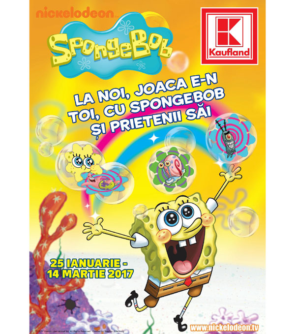SpongeBob vine în magazinele Kaufland