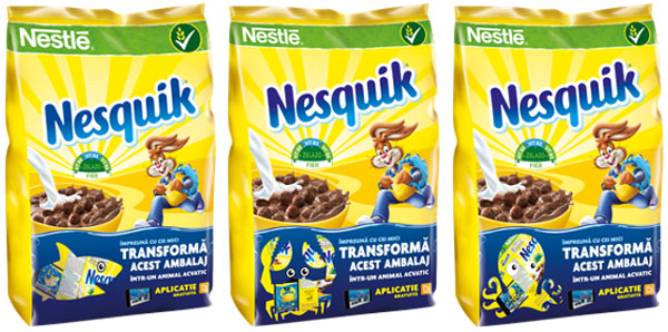 Cerealele Nesquik® stimulează creativitatea copiilor cu noile ambalaje de cereale de mic dejun