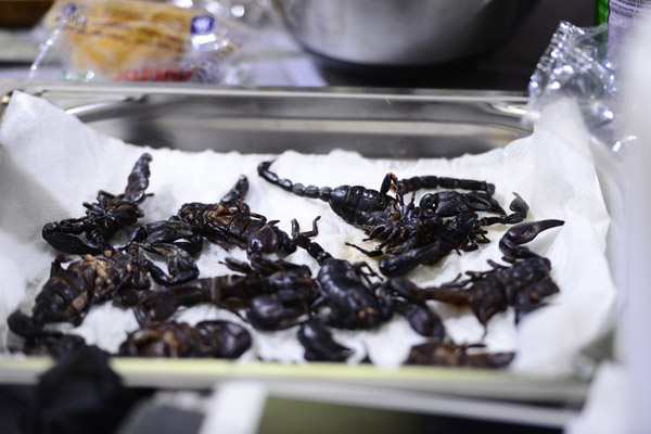 Scorpioni în farfurie la „Chefi la cuțite”