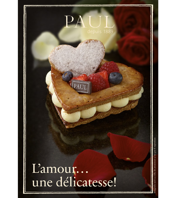 Brutăriile Paul includ în meniu o colecție de deserturi dedicată lunii îndrăgostiților