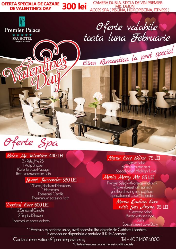 Premier Palace Spa Hotel Valentine's Day
